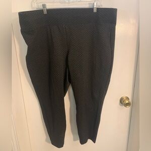 Torrid Black, and White dotted Pants